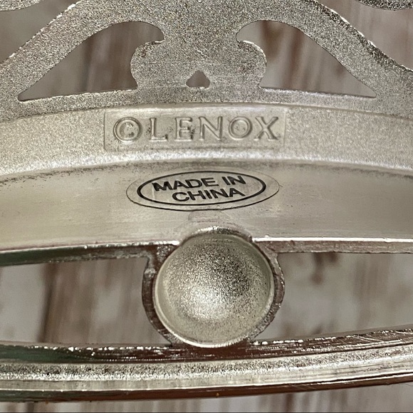 LENOX Sparkle and Scroll Multi-Crystal Silver-plate Bell Ornament - Picture 10 of 11